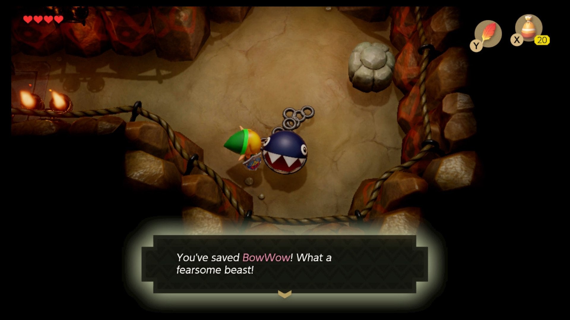 Zelda Link's Awakening Chain Chomp How to Rescue BowWow VG247